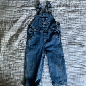 Carhartt 2T denim overalls